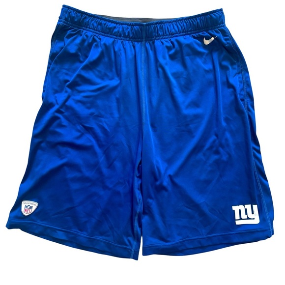 Men's Blue NFL NY Giants Drawstring Shorts, Size Small - Picture 1 of 7